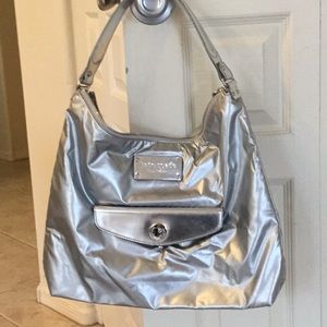 ♠️ Shiny silver Kate Spade ♠️ purse